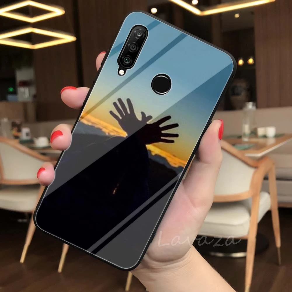 TG11 Lavaza из Турции Флаг Албании из закаленного стекла мягкий чехол для Huawei Honor 8x9 mate 20 P Smart P10 P20 P30 Lite Pro Чехол - Цвет: TG11