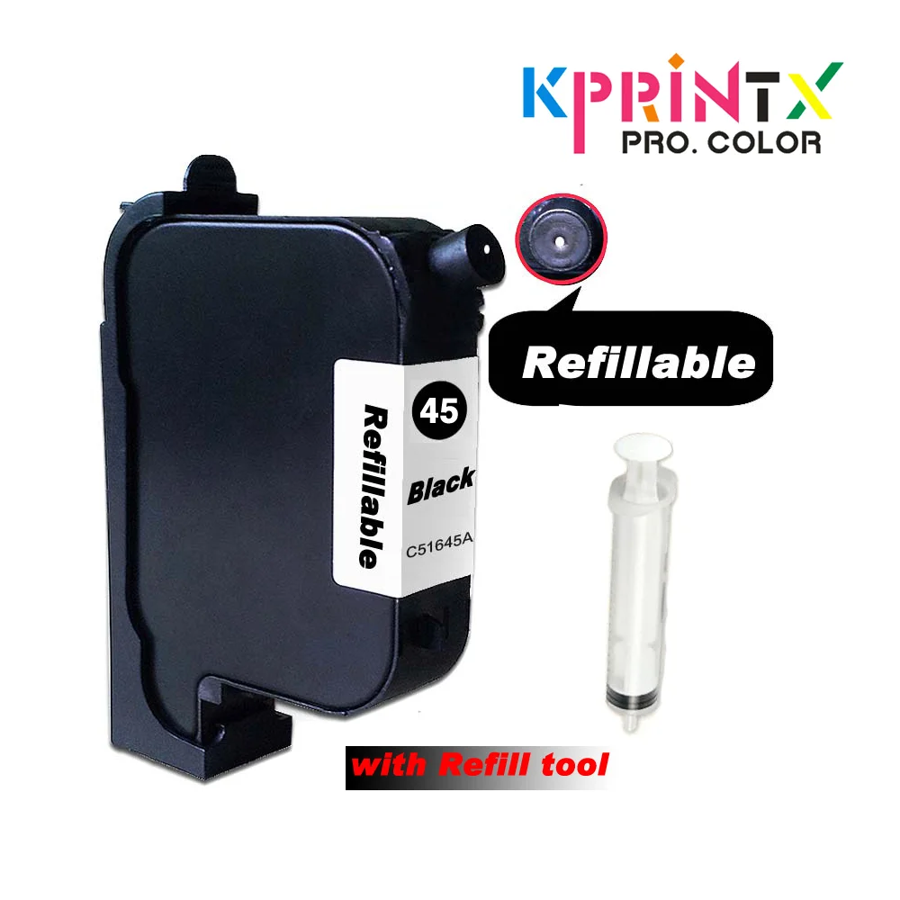 Start - 1 Cartucce D'inchiostro Compatibili Con HP 45 51645 BK - Foto 8