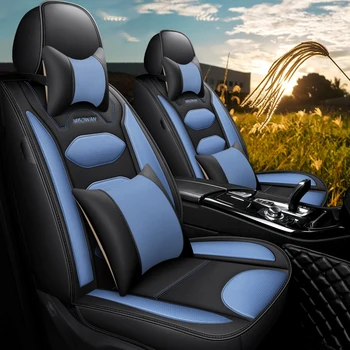 

Full Coverage PU Leather car seat cover flax fiber auto seats covers for mercedes benz class e w210 t210 w211 t211 w212 w213w124