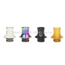 Hellfire SABER RDA/Insider V2 Стиль MTL/Merlin Nano MTL 510 MTL капельный наконечник пей/Смола Dellrin мундштук