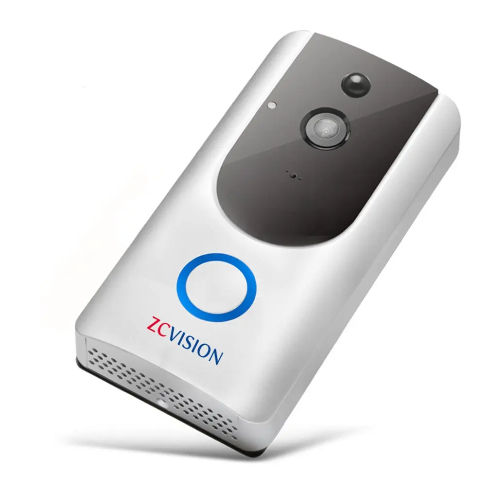 

ZC-IP09S Wifi Wireless Video Doorbell 166 Degree Wide Angle Infrared Night Vision Long Standby Two-way Voice