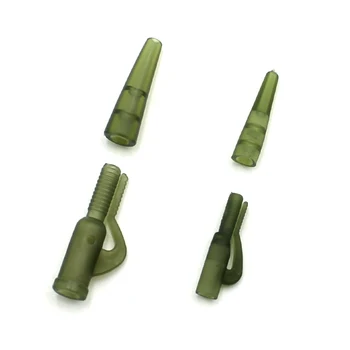 

20PCS Carp Fishing Tackle Mini Safety Lead Clip Set Swivel Snap Connector Carp Fishing Equipment Tackle Accessories Tail Rubber