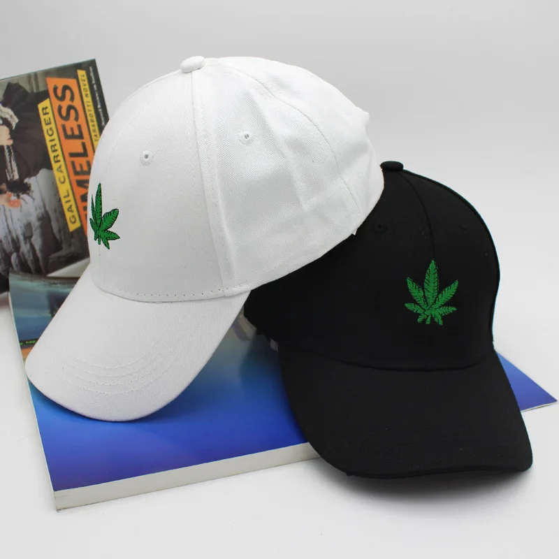 Вышивка кленовый лист Белая Кепка Snapback новые модные головные уборы для мужчин и женщин хлопок Swag Хип Хоп Бейсболка с регулируемым размером s