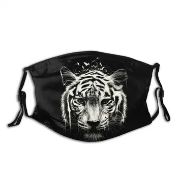 

Interconnected Tiger Reusable Face Mouth Mask With Replaceable Filters High-Q Anti Haze Mouth Protection Cover Respirator