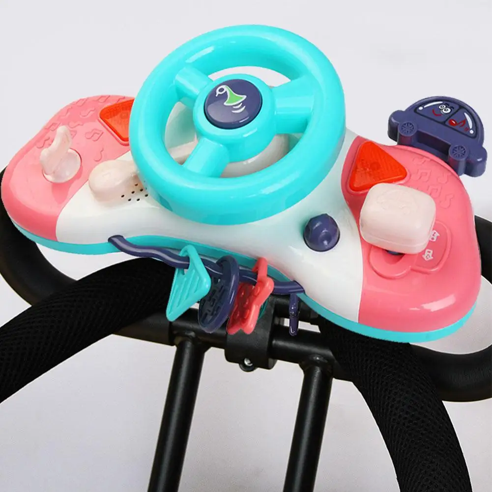 Детская игрушка с рулевым колесом симулятор игрушка с рулевым колесом светильник с музыкой детская развивающая музыкальная игрушка для детей подарок