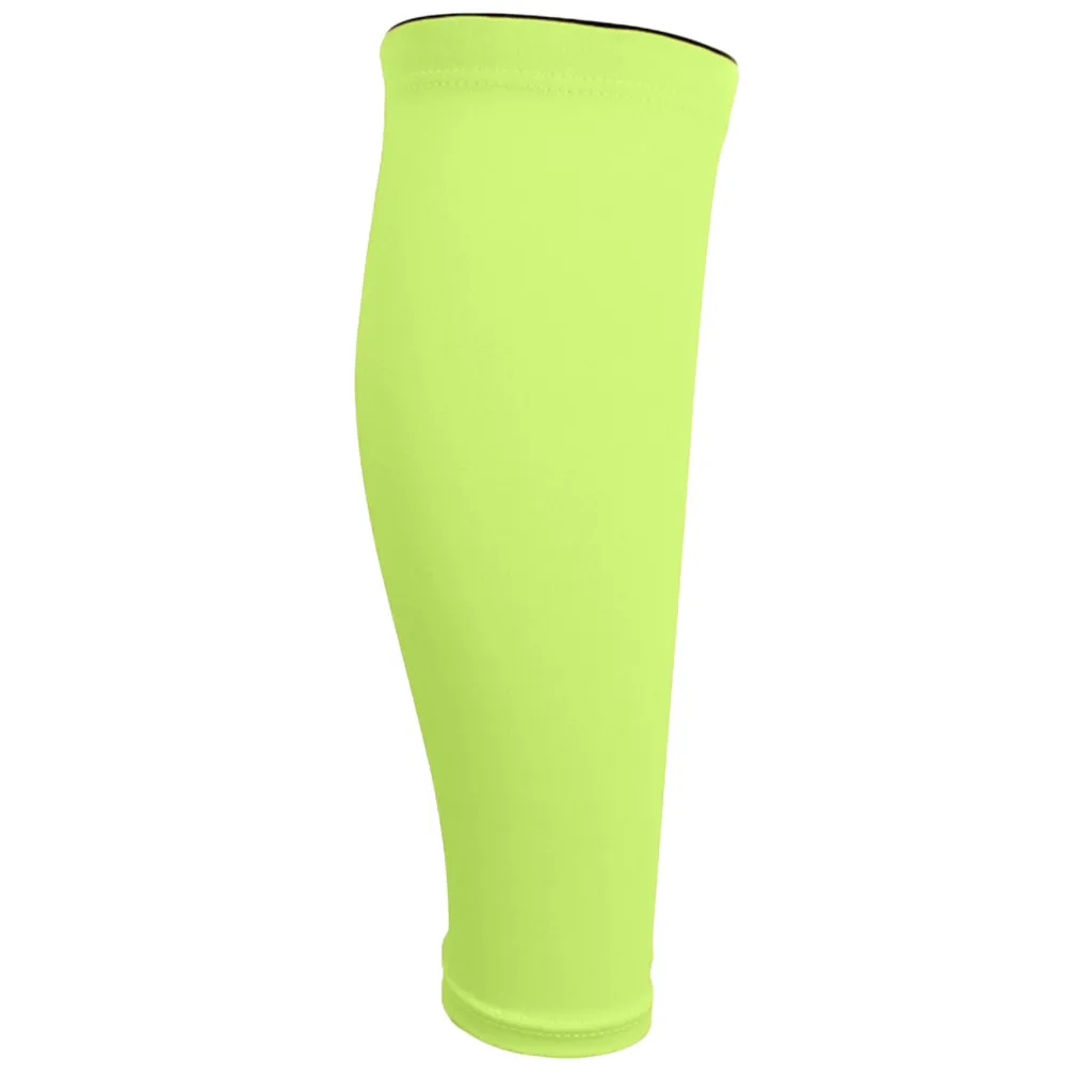 1 шт. противоскользящие Спортивные Компрессионные ножные рукава Баскетбол Футбол поддержка икр беговые щитки Велоспорт Защита от солнца УФ# T10 - Цвет: Зеленый