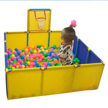 Портативный детский манеж, детский игровой забор для безопасности, Складной Игровой забор, рождественский подарок, шары для бассейна для детей