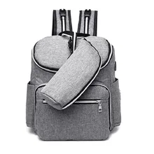 

USB Charging Headphone Hole Diaper Bag Large Capacity Waterproof Milk Bottle Maternity Mummy Backpack Handbag Travel Knapsack