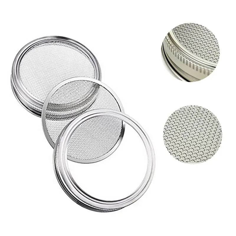 4 шт./компл. Нержавеющая сталь прорастания крышкой для преформы с широким
