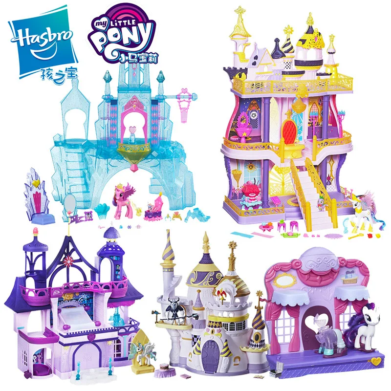 Bek Noord Presentator Hasbro My Little Pony Speelgoed Friendship Is Magic Huis Speelgoed Voor  Meisjes Canterot Kasteel Speelgoed Pak Pony Pop Kind Kerst geschenken|null|  - AliExpress