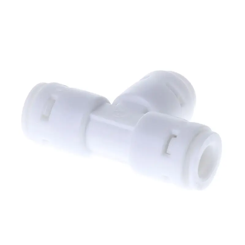 

Drop Shipping T Shape Water Purifier Quick Connector Two Point Tee Interface Tube Fittings