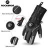 ROCKBROS Winter Gloves Adjustable Touch Screen Gloves Warm Fleece Scooter Motorcycle Gloves Cycling Windproof Ski Gloves 2