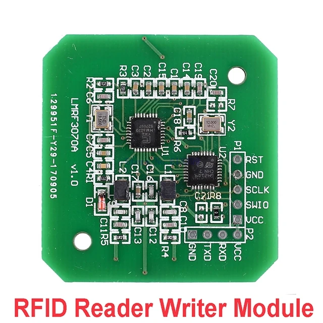 

A7-- RFID Reader Writer Module LMRF3070A Support TTL Interface Multi-protocol ISO/IEC14443 TypeA/B ISO/ICE15693 ID CPU M1 Card