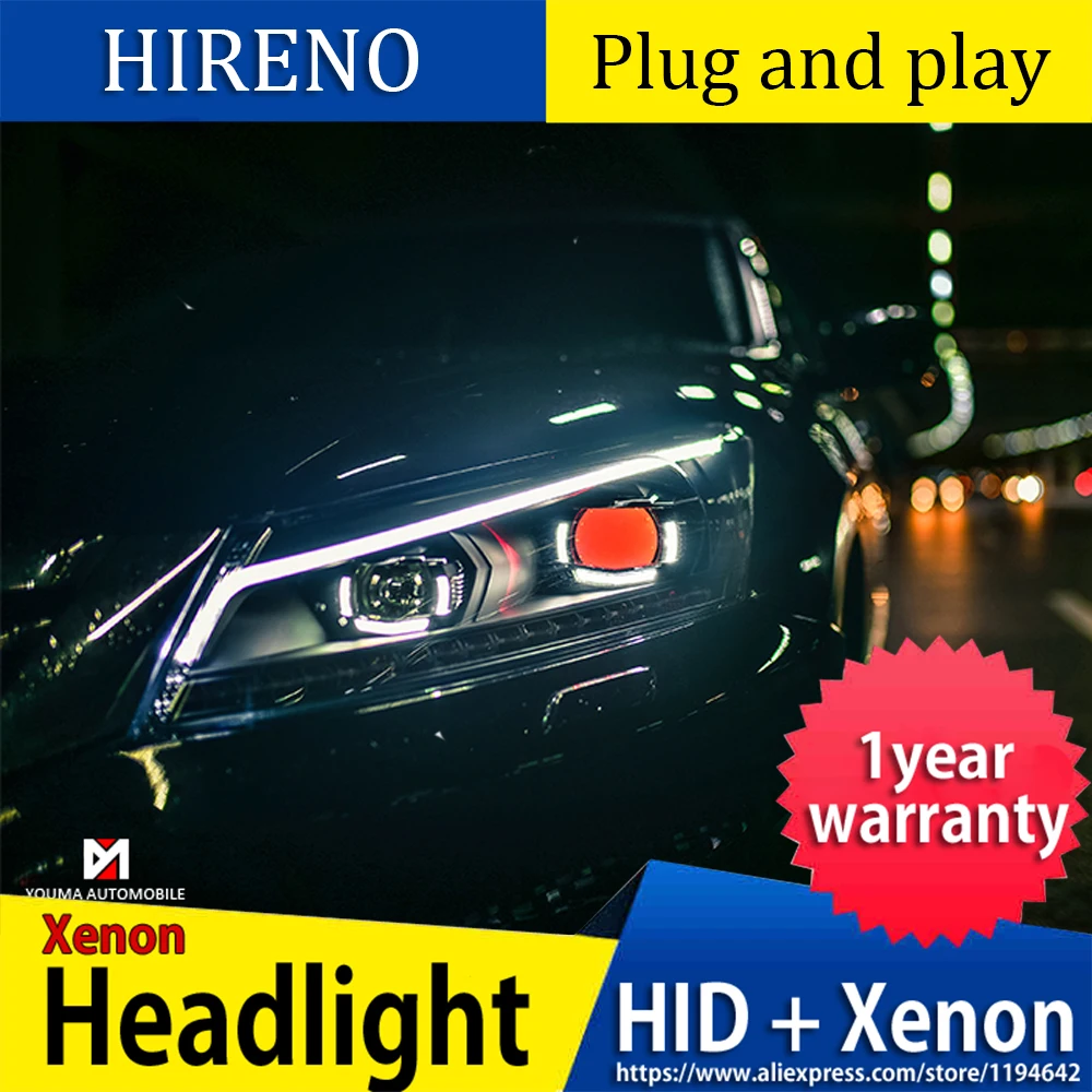 2008~ 2012 автомобильный bumer головной светильник для Honda Accord головной светильник автомобильные аксессуары светодиодный DRL HID ксеноновые противотуманные фары для Accord фары