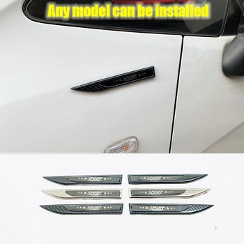 

Stainless steel Car Wing Side Badge Fender Emblem Sticker Cover Trim Car styling For Mazda 3 Axela Accessories 2PCS