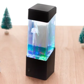 

Jellyfish Lamp 3D Night Light Bedroom Home Decoration LED Multicolor Lamp Tank Table Lamp Aquarium Style Children's Gift