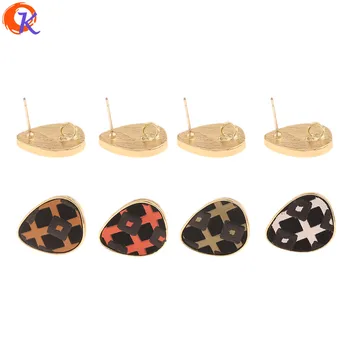 

Cordial Design 50Pcs 15*18MM Jewelry Accessories/Earrings Stud/Hand Made/Leather Effect/Soft Pin/DIY Making/Earring Findings