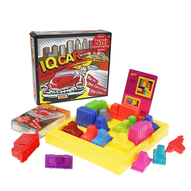 Racing break IQ Car Game Car Puzzle Toy Creative Plastic Rush Hour Logic Game Developmental Game Toys For Children Gifts 1