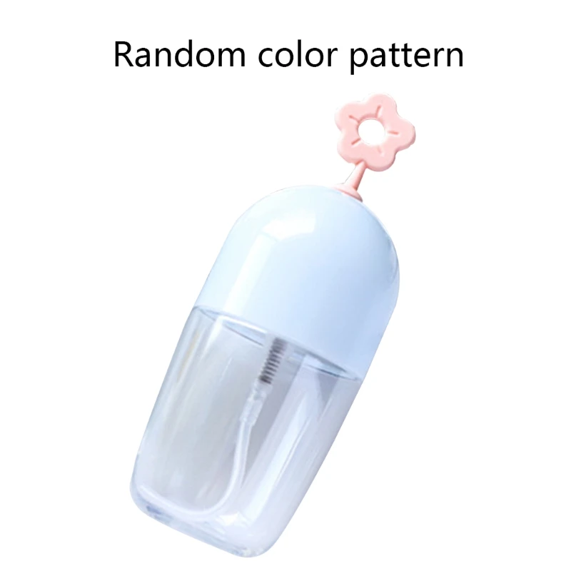 

1Pcs 55ml Plastic Empty Spray Bottle for Make Up and Skin Care Refillable Random Color for Travel Use