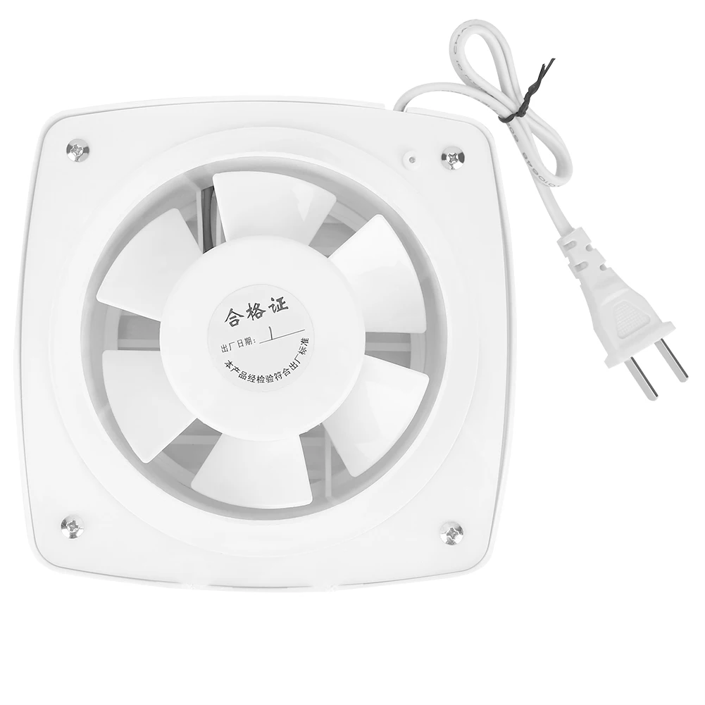 

12W 220V Home Bathroom Kitchen Window Wall Mount Air Vent Ventilation Exhaust Fan Bathroom Hanging Wall Duct Air Blower