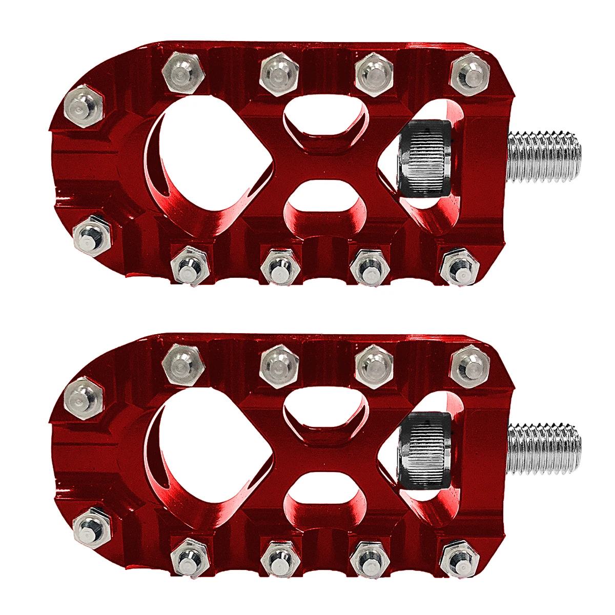 Red Mx Style Shift Pegs Bobber Chopper Bike Per Harley Sportster Dyna Electra Street Glide Softail Xl 883 1200