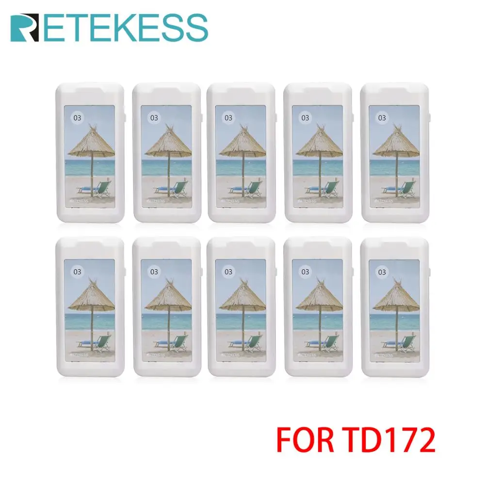 10 шт. приемники пейджера для ресторана Retekess TD172 беспроводная система | Пейджеры -4001233992625