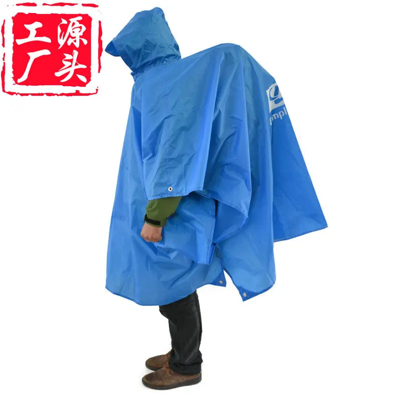 

Cape Three-in-One Raincoat Outdoor Portable Mountain Climbing Nylon Raincoat Outdoor Portable Multi-functional Raincoat