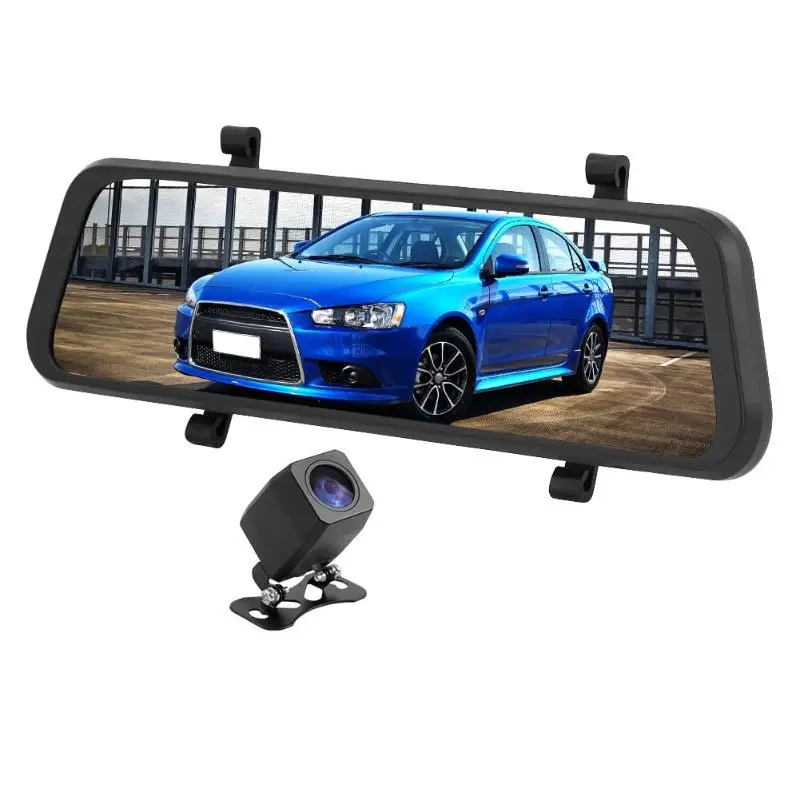 Anytek 9,66 inchA7 FHD1080P 16G Автомобильный видеорегистратор Камера с двумя объективами ADAS Starlight видеорегистратор ночного видения быстрая карта скорость чтения сенсорный экран