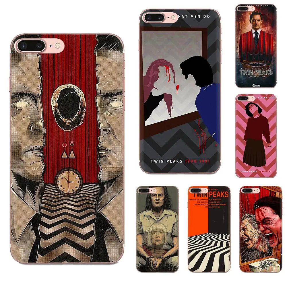 

Soft Tpu Phone Case For Xiaomi Redmi Mi 4 7A 9T K20 CC9 CC9e Note 7 9 Y3 SE Pro Prime Go Play Twin Peaks Urss