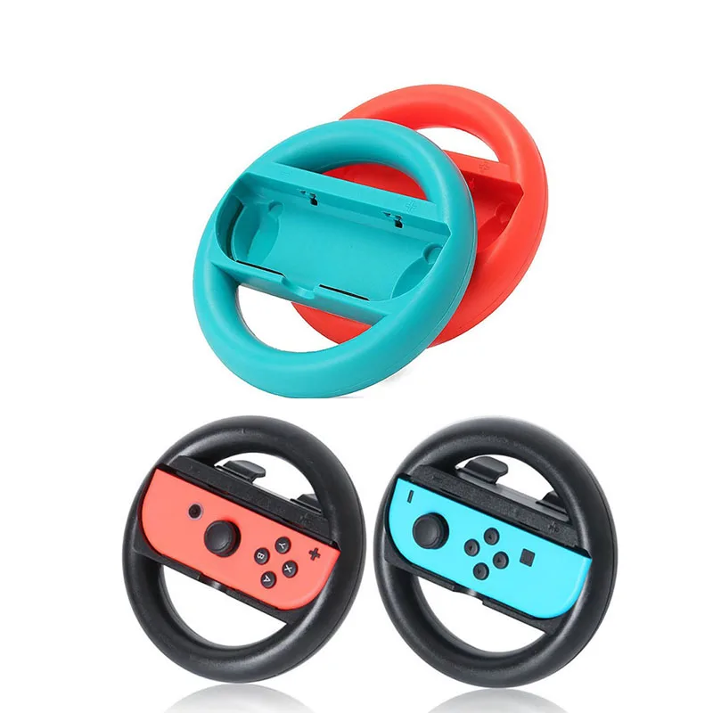 4 pcs Для Nintendo Switch ABS Руль Ручка подставка держатель левый и правый Joy-Con Joycon для Nintendo Switch NX контроллер NS колеса - Цвет: 4 pcs