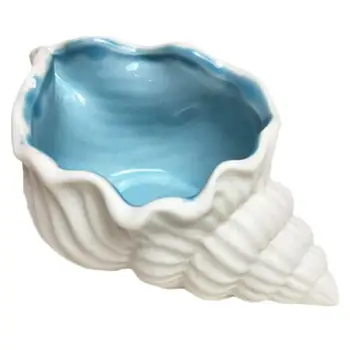 

1Pc Ceramic Conch Pots Succulent Pots Flower Pots Mini Pots Conch Decoration for Storage Plant Decoration Flowers