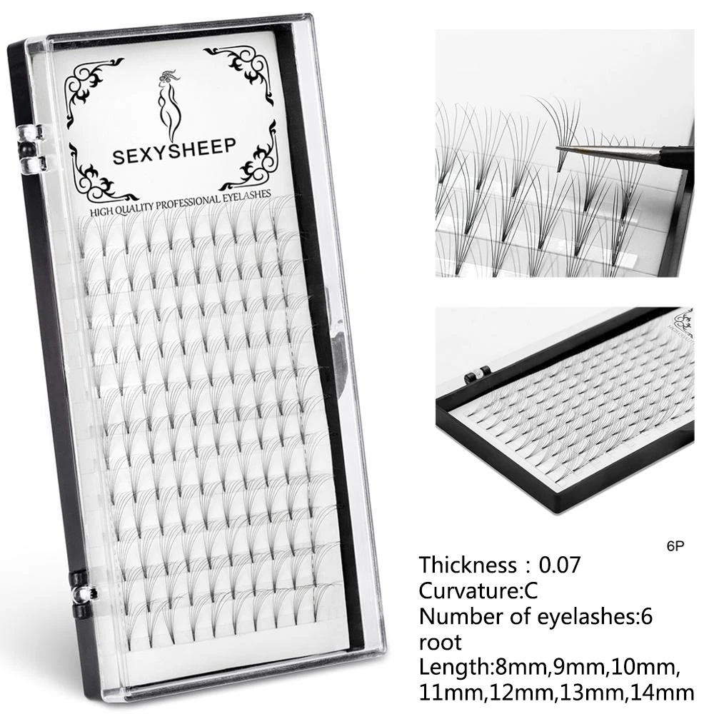 

Grafting Eyelashes 120 pcs Makeup Individual Cluster Eye Lashes eyelash extension Support dropshipping Free Shipping
