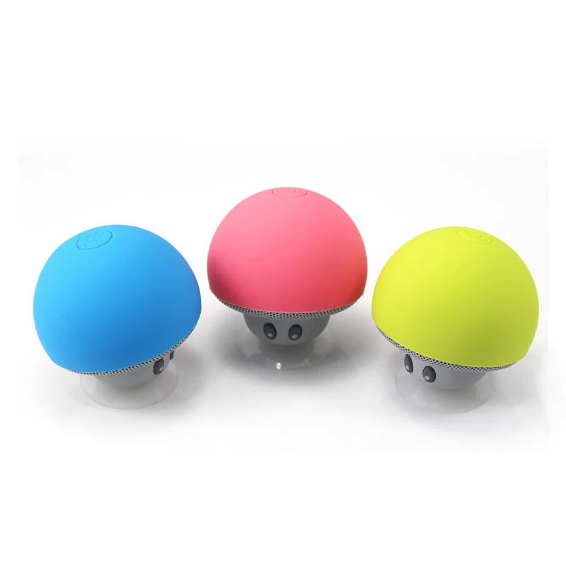 

Mini Mushroom Wireless Bluetooth Speaker Portable Waterproof Shower Stereo Subwoofer column Music Player For iPhone Mobile Phone