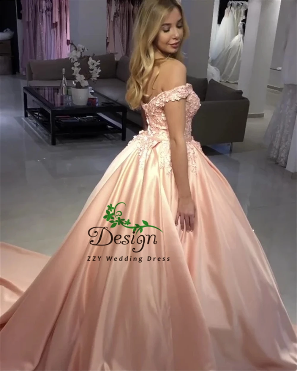 Vestidos de 15 Anos Quinceanera винтажное бальное платье с открытыми плечами сатиновое длинное розовое платье с аппликацией и цветами Vestidos