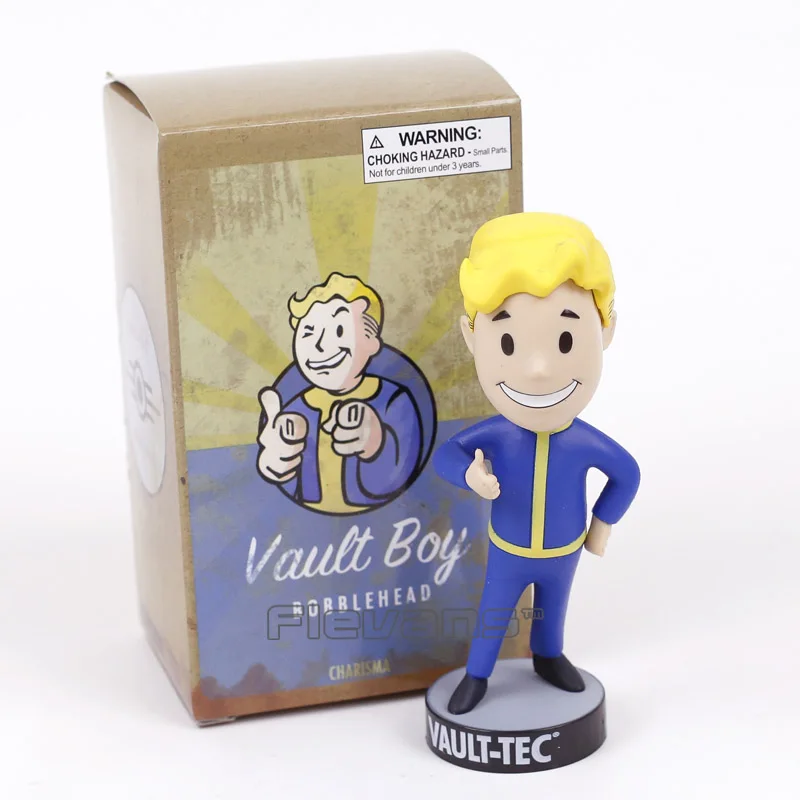Fallout хранилище мальчик качающаяся голова ПВХ фигурка Коллекционная модель игрушки Brinquedos 7 видов стилей - Цвет: E Charisma