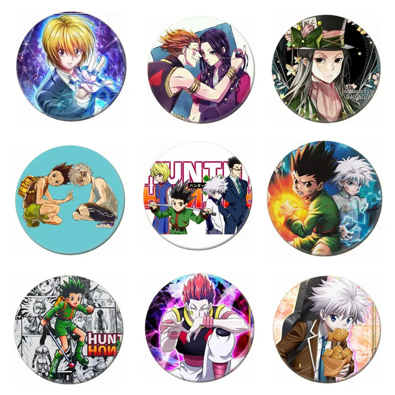Аниме Hunter X броши значки для косплея рюкзака киллуа булавка ювелирное изделие