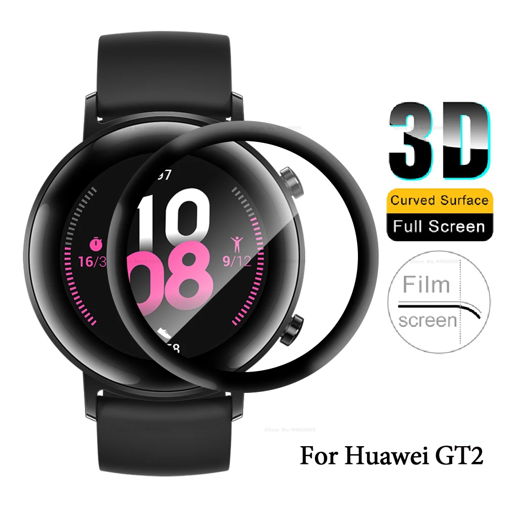 Film 3D утолщенная пленка для huawei GT2 42 мм 46 мм Защитная пленка для экрана для huawei GT2 Смарт часы браслет аксессуары Гидрогелевая пленка - Цвет: Film