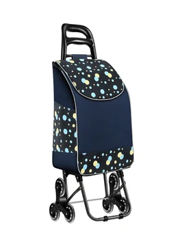 

Household Grocery Shopping Cart Portable Climbing Shopping Cart Trolley Cart Trolley Trailer Luggage Trolley Folding