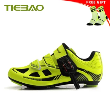 

Tiebao cycling shoes men women sapatilha ciclismo riding bicycle sneakers Wear-resistant breathable self-locking road bike shoes