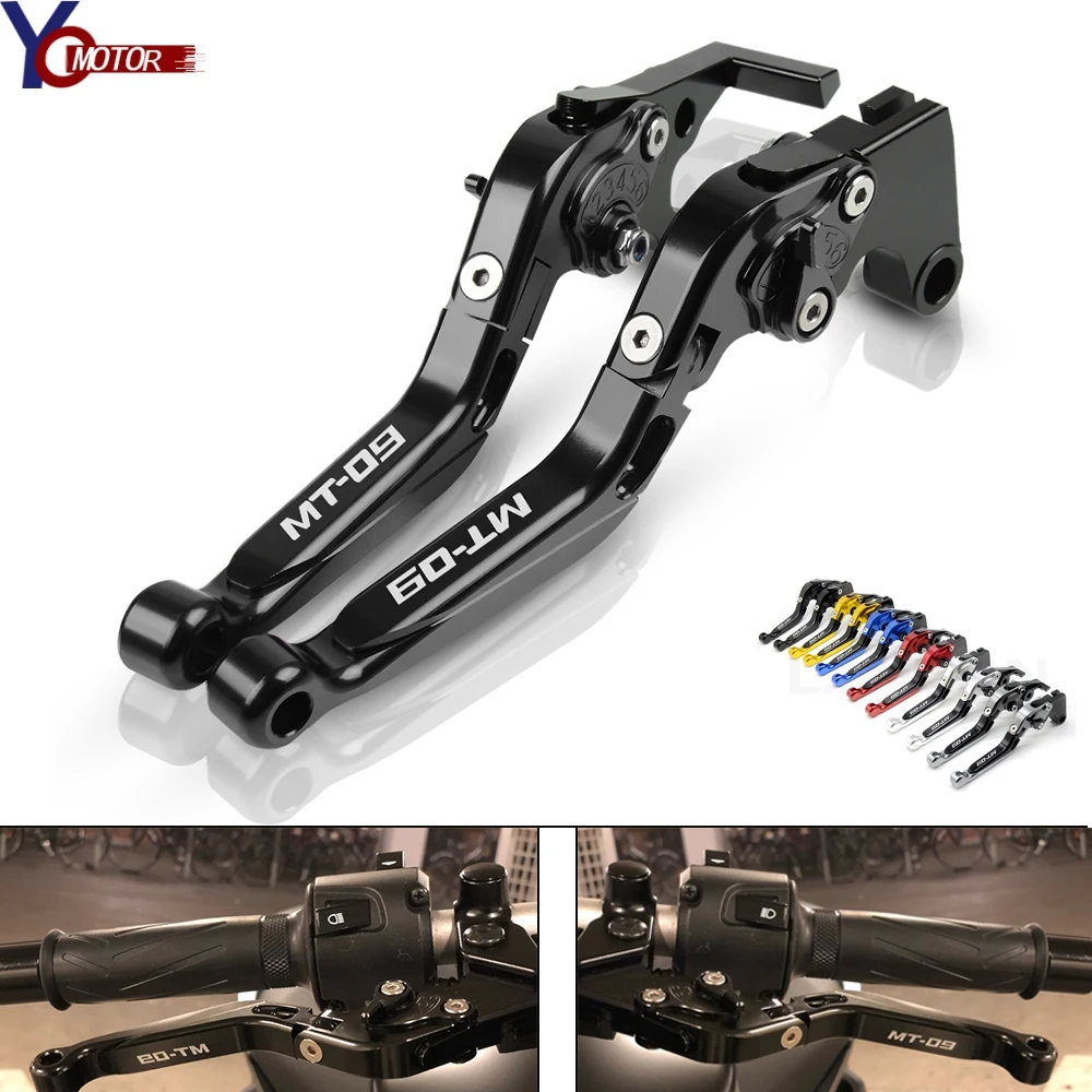 

For YAMAHA MT-09 MT09 MT 09 Tracer 2014 2015 2016 2017 2018 2019 CNC Adjustable Folding Extendable Brake Clutch Levers MT-09 SR