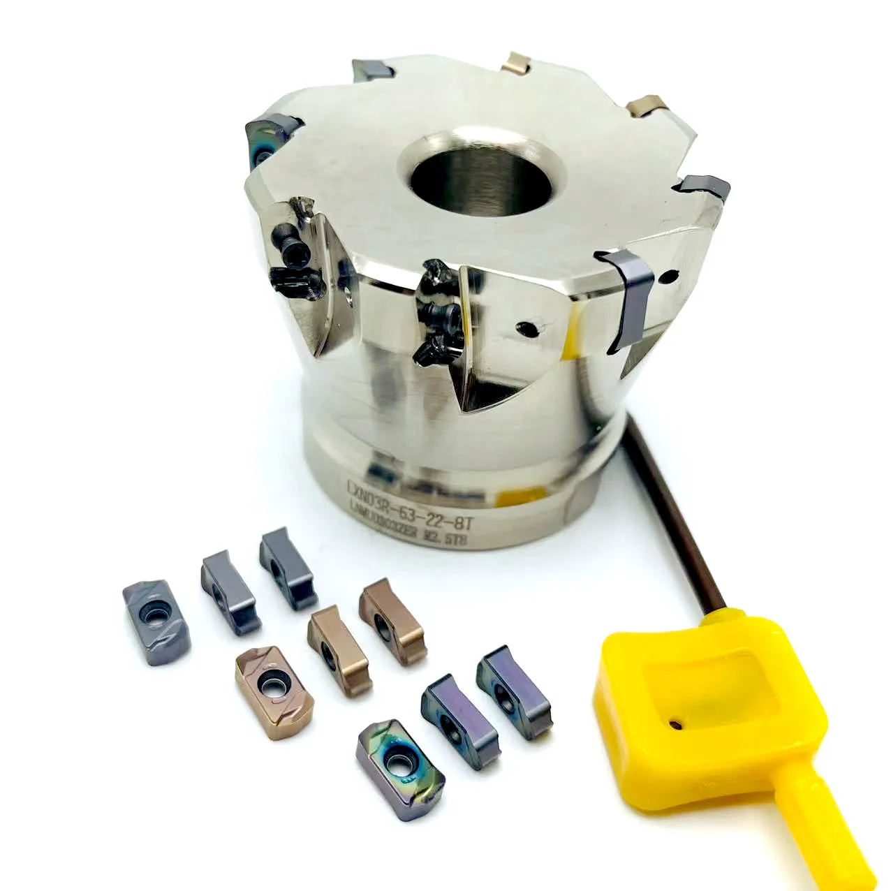 

EXN03R LNMU03 fast feed milling cutter 50mm 63mm 80mm turning tool holder LNMU0303ZER double-sided fast feed milling insert