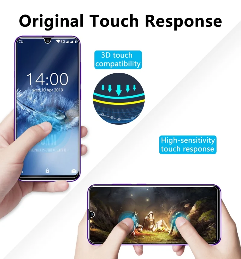 10 шт закаленное стекло для OUKITEL C16 стекло протектор экрана 2.5D 9H Премиум Закаленное стекло для OUKITEL C16 защитная пленка