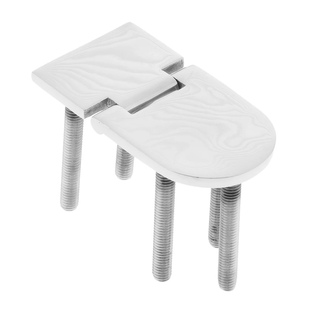 316 Stainless Steel Marine Boat Cabin Door Deck Hinges Flush Mount Hinges With 5 Screws