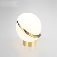 Двойная полукруглая настольная лампа глубокое дыхание новая гостиная спальня прикроватная детская прикроватная настольная лампа