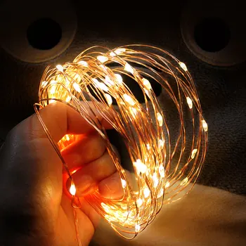 

USB Led Strip Battery Lighting String Copper Wire Garland LED Fairy Lights Waterproof Bedroom Christmas Wedding Party Decoration