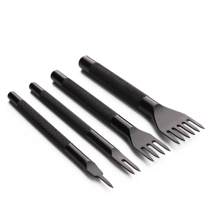3/4/5/6mm leather hole punches Spacing tool DIY handmade Leathercraft Lacing Stitching sewing High-grade steel crafted Cutter leather hole punch,leather craft tools,leather sewing tools
