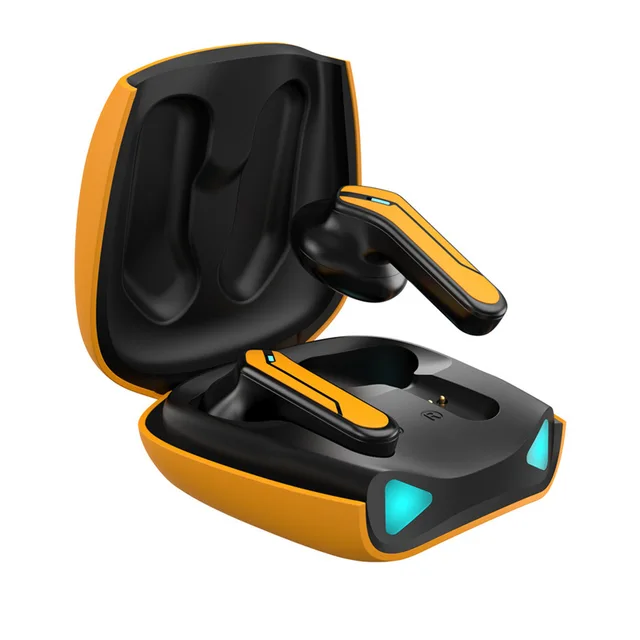 Căști wireless pentru jocuri, TWS, Bluetooth 5.0, căști cu microfon, stereo, bas, sport, impermeabile, căști wireless, căști pentru jucători_voghion.com