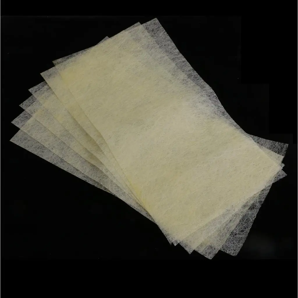6pcs/set Plastic Fiber Fly Tying Wing Material Insect DIY Tool for Fly Fishing Lure Making with Bright Color
