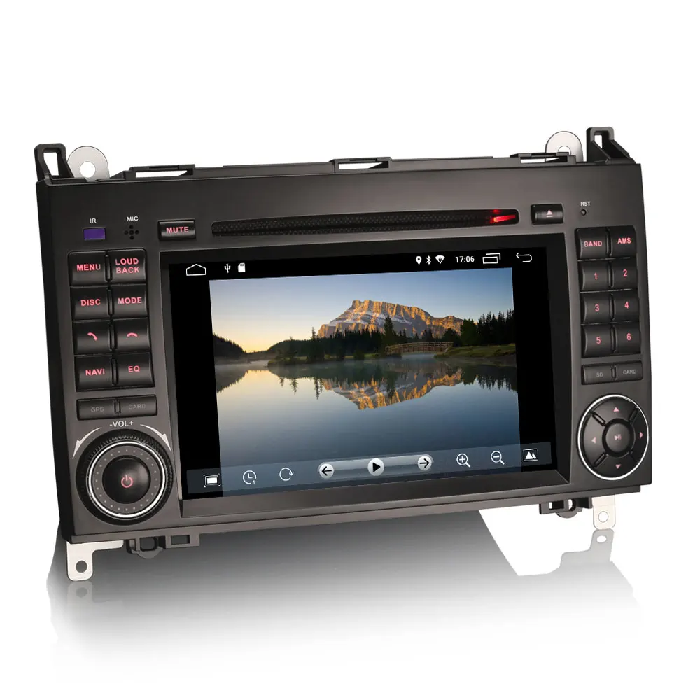 " Android 9,0 Pie OS автомобильный DVD Мультимедиа Навигация gps радио для Volkswagen Crafter 2006+ с Android Авто Функция Поддержка