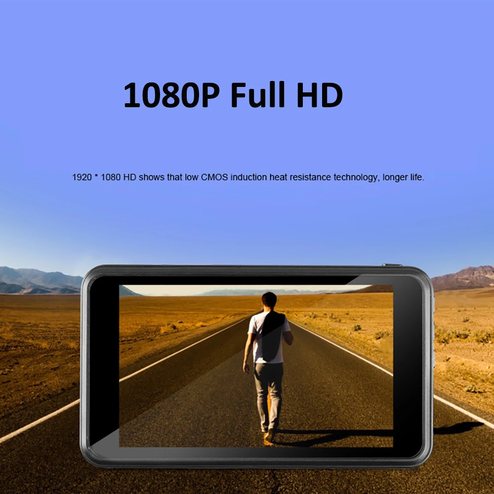 Автомобильный видеорегистратор сенсорный экран 4 0 дюйма 1080P Full HD двойной